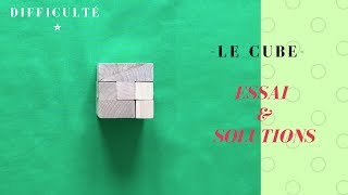 Casse tete Le Cube  Solution [upl. by Ot]