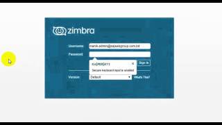 How to Login Zimbra Mail [upl. by Dupre]