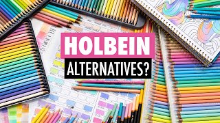 The BEST Holbein ALTERNATIVES Testing PASTEL colored pencils Pastelowe Marco Prismacolor… [upl. by Araf]