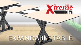 8020 Xtreme DIY  Expandable Table [upl. by Hsemar472]