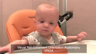 Hearing Test  Visually Reinforced Orientation Audiometry VROA [upl. by Melina]