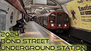 BOND STREET Tube Station 2024 [upl. by Jarad]