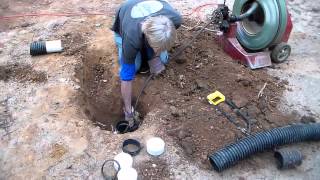 How To Find And Repair Broken French Drain Pipe  DIY [upl. by Patric]