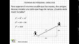 07 Teorema de Pitágoras Ejercicios [upl. by Ritter]