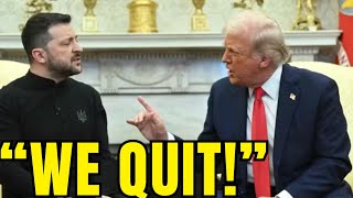 Trumps 600 STAFF QUIT Over Zelensky DISASTER MEETING [upl. by Cheffetz933]