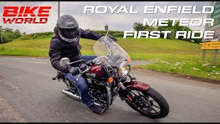 Royal Enfield Meteor 350 First Ride [upl. by Ilah]