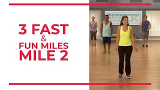 3 Fast amp Fun Miles Mile 2  Walk At Home Fitness Videos [upl. by Sirovaj]