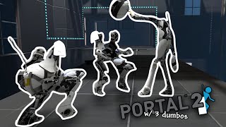 Portal 2 CoOp but with THREE PLAYERS [upl. by Dwan]