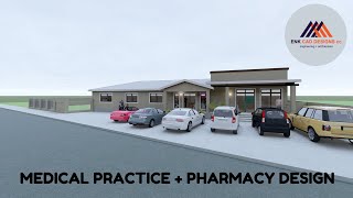 Medical Center Floor Plan Design  Medical Practice and Pharmacy Floor Plan Design  Ongwediva [upl. by Stalk]