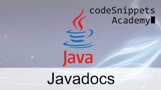 Javadocs How to create and generate javadocs [upl. by Aneeuq]