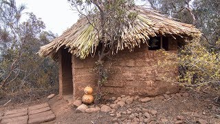 Adobe Hut With Thatched Roof [upl. by Sy]