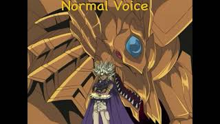 Winged Dragon of Ra Chant Normal and Modified Voice [upl. by Carrillo]