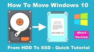 How to Move Windows 1011 from HDD to SSD [upl. by Ierbua]