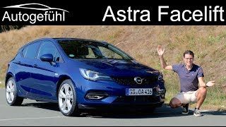 New Opel Astra Facelift FULL REVIEW 2020 Vauxhall Astra  Autogefühl [upl. by Aleuname]