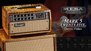 MESABoogie Mark Five 25 Official Demo Video [upl. by Ysset]