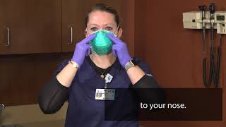 Performing a Seal Check When Donning an N95 Mask [upl. by Terrance]