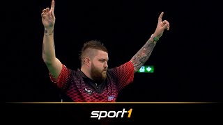 Michael Smith mit 9Darter So rasten die Engländer aus  SPORT1 [upl. by Arni]