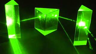 Three Prisms with Green Laser [upl. by Burdelle]