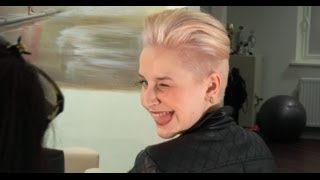 Germanys Next Topmodel Umstyling 2014  Pixie cut like Miley Cyrus  kurze Haare sind cool [upl. by Ready]