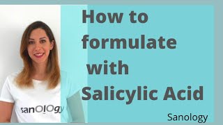 Formulating with Salicylic Acid DIY cream for Acne and large pores [upl. by Arodaeht800]