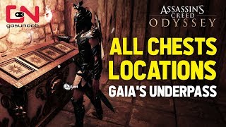 AC Odyssey  Fate of Atlantis  Gaias Underpass Puzzle Solution  All Chests Locations [upl. by Notnek]