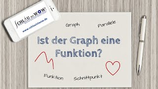 Ist der Graph eine Funktion [upl. by Oruntha147]