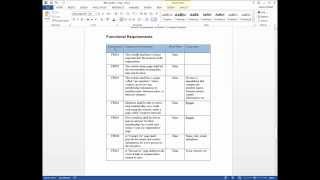 Documenting Functional Requirements [upl. by Kho]