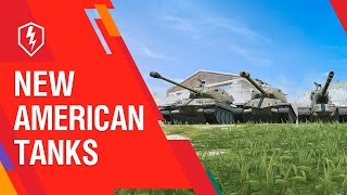 WoT Blitz New American Heavy Tanks Meet the Yohs [upl. by Karney]