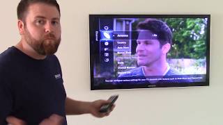 How To RETUNE A SAMSUNG TV [upl. by Wilkens]