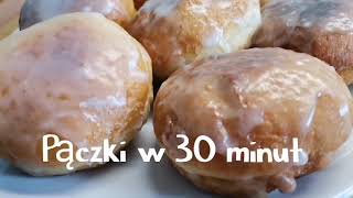 SZYBKIE PĄCZKI STARY PRZEPIS  MIESZASZ I SMAŻYSZ😊 Donuts without eggs and milk [upl. by Trellas95]