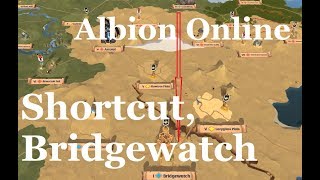 Albion Online  Caerleon to Bridgewatch fast almost safely [upl. by Eiramlirpa]