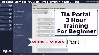 TIA Portal  3 Hour Complete Training For Beginner  Part1  English [upl. by Ander]