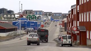 NUUK  the largest city of Greenland HD [upl. by Anawait]