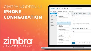 Zimbra Modern UI Demo  iPhone Configuration [upl. by Renault]