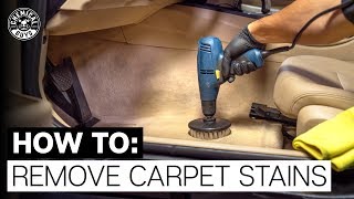 How To Clean Really Bad Carpet Stains  Chemical Guys [upl. by Pudens]