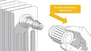 Installatie handleiding slimme radiatorkraan io NL [upl. by Baniaz846]