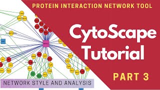 Cytoscape Tutorial  Network Style amp Analysis  Part3 [upl. by Thamora830]