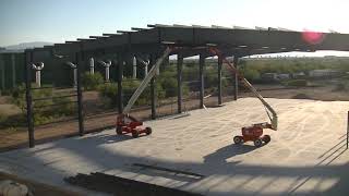 Timelapse of the Hangar 5 Construction [upl. by Tasia]