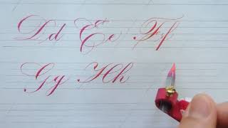 Copperplate Calligraphy from AZ [upl. by Ahgem101]