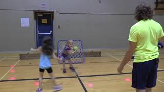 Tchoukball  Trois exercices [upl. by Nnylrac445]