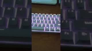 How to turn on the 60 keyboard lights on [upl. by Arodaeht]