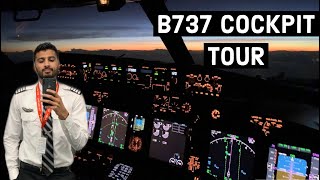 A DETAILED TOUR OF THE B737 COCKPIT [upl. by Aicilihp]