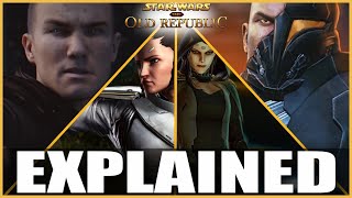 Thexan Arcann Vaylin amp Senya Explained  The Old Republic [upl. by Eiffub]