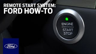 Ford Remote Start System  Ford HowTo  Ford [upl. by Notpmah]