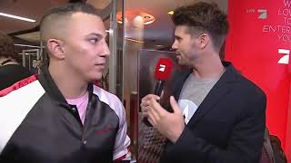 Farid Bang disst Prosieben Reporter live im Interview Fack Ju Göhte 3 [upl. by Lorens226]