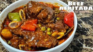 Beef Afritada with Tomatoes [upl. by Aneeras]