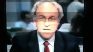 Crash of 1987 Live news reports of Stock Market Crash [upl. by Emily]