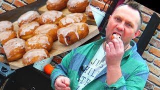 DOMOWE PĄCZKI MEGA PUSZYSTE Z KONFITURĄ Donuts   Oddaszfartucha [upl. by Aroel240]