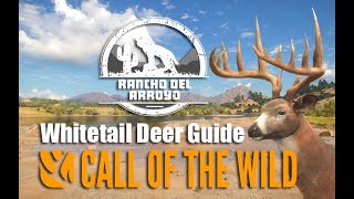 Rancho Del Arroyo Whitetail Deer Guide  theHunter Call Of The Wild [upl. by Deenya106]