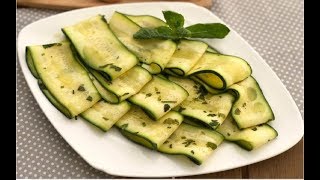 Zucchine marinate senza cottura RICETTA FACILISSIMA [upl. by Okun]